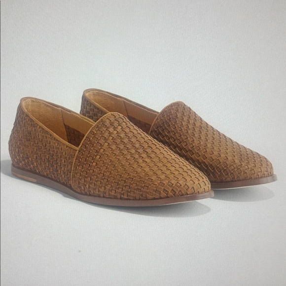 NWB Men’s Nisolo Woven Brown Loafers Slip On. Size 12.5